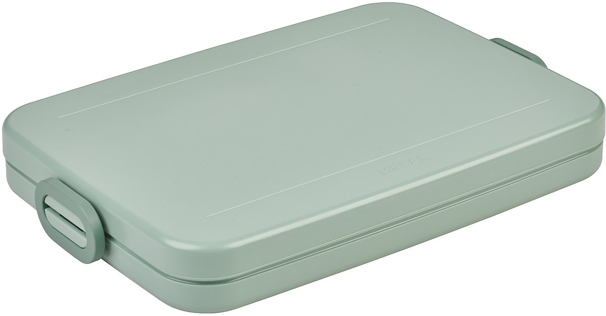 Mepal Lunchbox flat – Broodtrommel – 4 boterhammen - Nordic sage