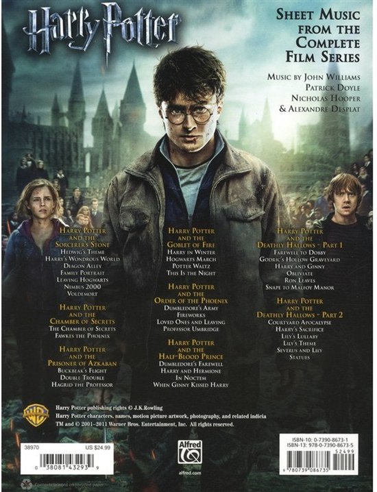 Harry Potter Sheet Music Piano Solos - cover