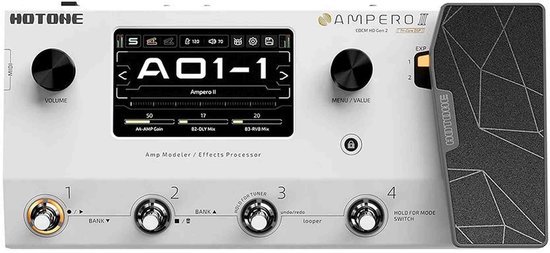 Modélisateur d'ampli et processeur d'effets HoTone MP-350 Ampero Series AMPERO II