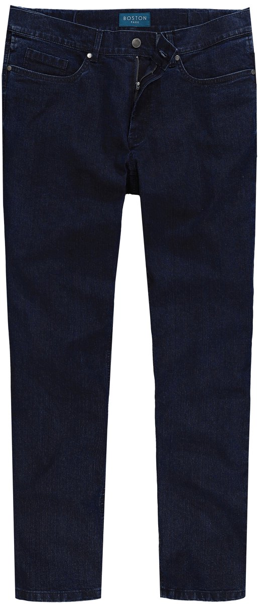 Boston Park - Heren - Jeans traveller-band 5-pocket regular fit - Donkerblauw denim - Maat 58