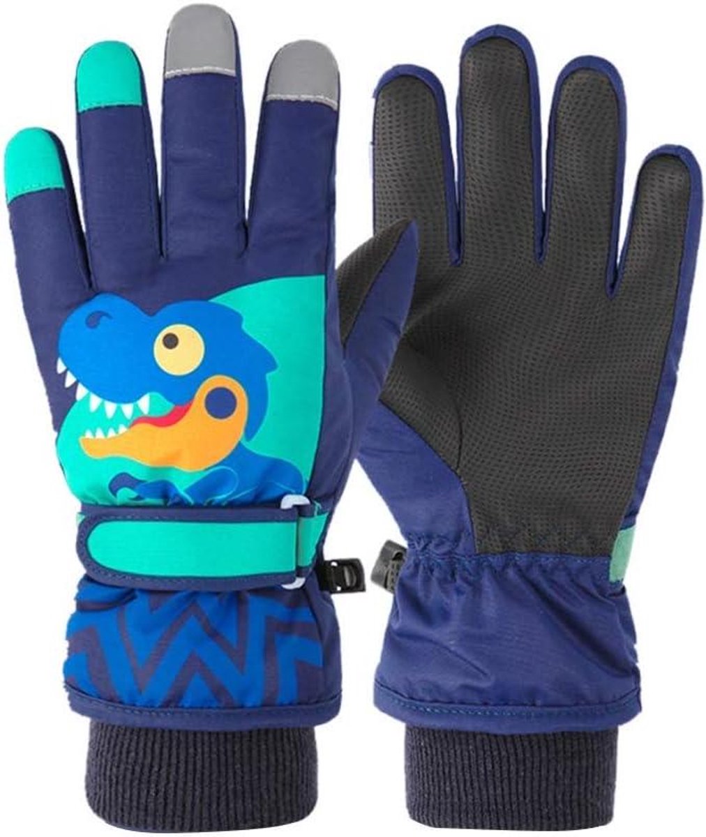 Allecta - Kinderen Sneeuwhandschoenen | Winterskihandschoenen | Thermische Warme Winddichte Sneeuwwanten | Koud Weer Handschoenen voor Snowboarden, Sleeën, Fietsen, Skiën | Multi-functioneel.