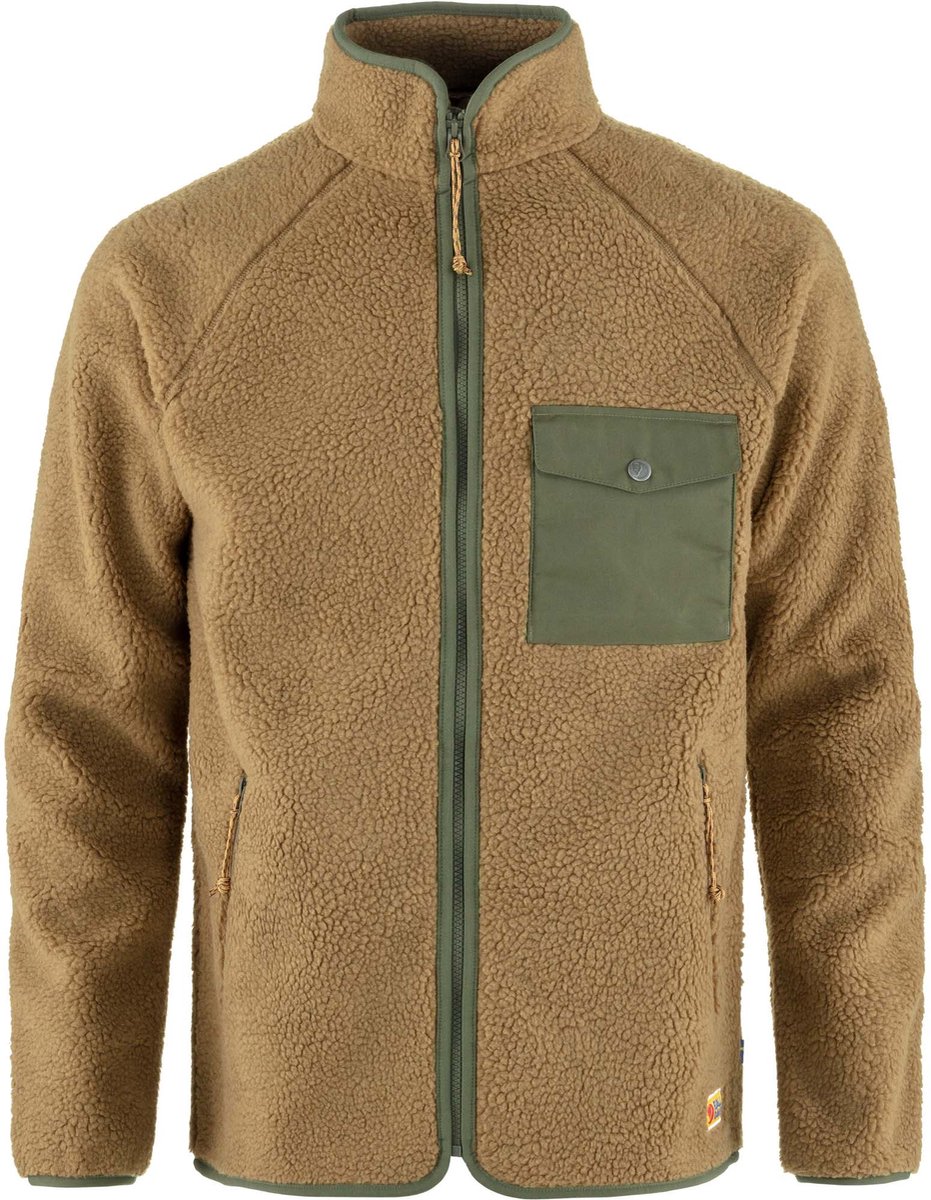 Fjällräven Vardag Pile Fleece Fleecevest Heren Buckwheat Laurel Groen