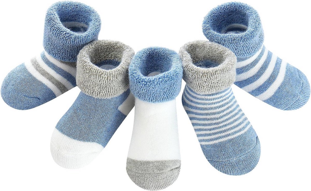 Warm thermosokken voor baby's - 5-pack katoen