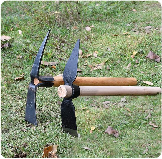 Allecto - Tuinhak Pick Axe - Multifunctioneel Handgereedschap - Stabiel en Lichtgewicht - Voor Tuinieren - Ideaal voor Graven en Wieden van Merkloos	 — afbeelding 5