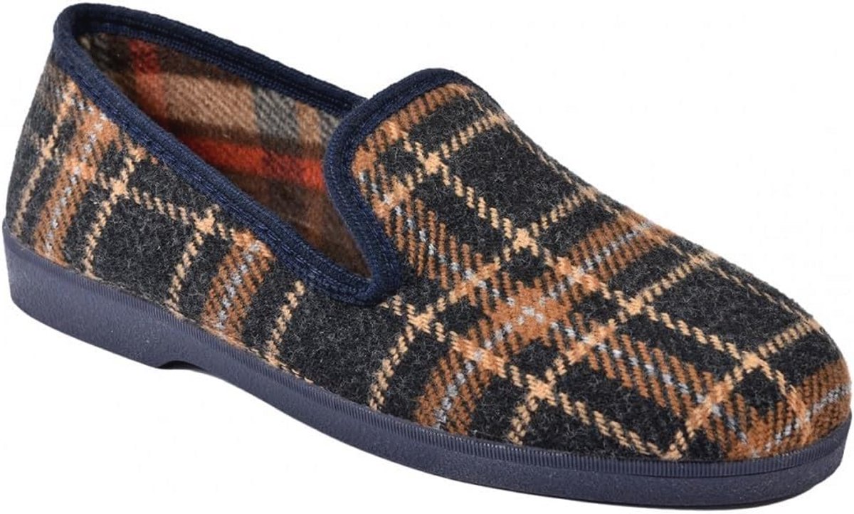 Premium Heren Pantoffels Charentaises in Grijs en Bruin