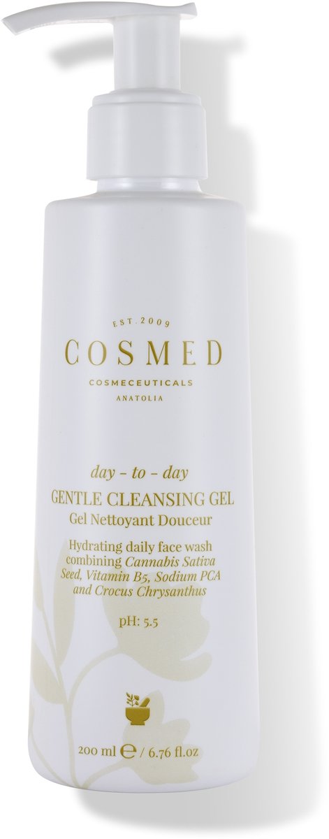 Cosmed Gentle Facial Cleanser – Milde Gezichtsreiniger & Reinigingsgel voor Gecombineerde Huid – Daily Skincare, Balancing & Hydrating Face Wash, 200 ml