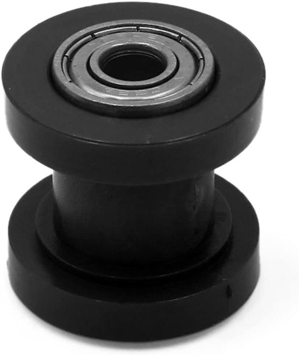 Allecta - Zwarte rubberen riemschijf met 8 mm gat voor mechanische toepassingen