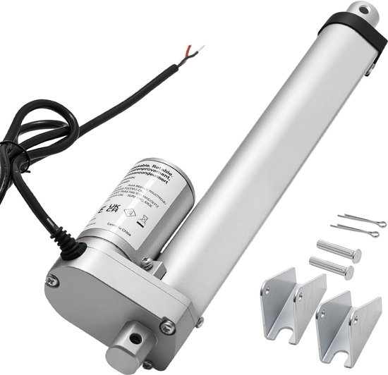 Micro Linearaktuator 30mm Hub – 60N / 13,5lb – 12V Mini-Elektromotor Mit Halterung – Für Automatik, Türen, Roboter & Co.