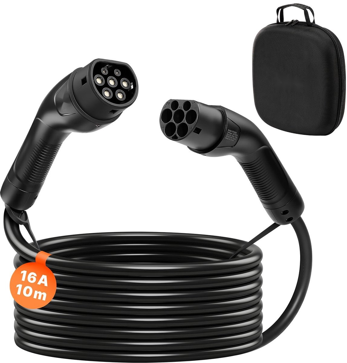 Type 2 Laadkabel - 10m Verlengkabel 3-Fase - 11 kW