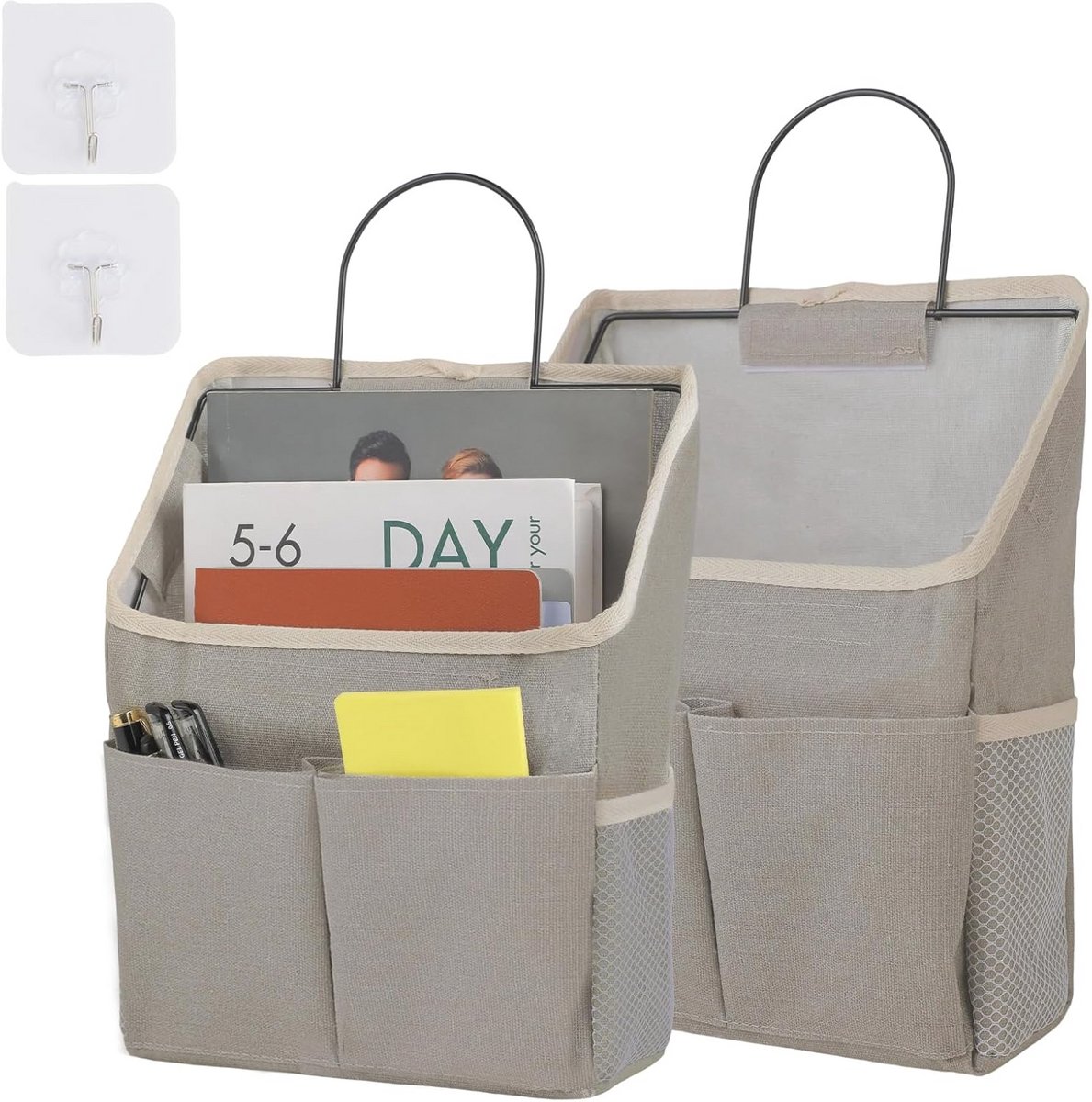 Hanging Organizer set van 2 - Wandoplossingen voor badkamer en slaapkamer