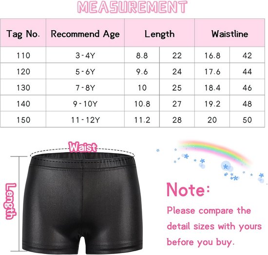 Stretch Korte Sportbroek Meisjes - Ademend Turnbroekje voor Yoga, Gym en Fitness — afbeelding 5
