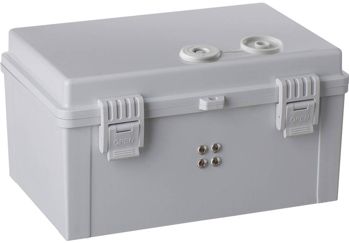 TRU COMPONENTS TC-PSC-20x30x16 Schakelkast 200 x 300 x 160 ABS Lichtgrijs 1 stuk(s)