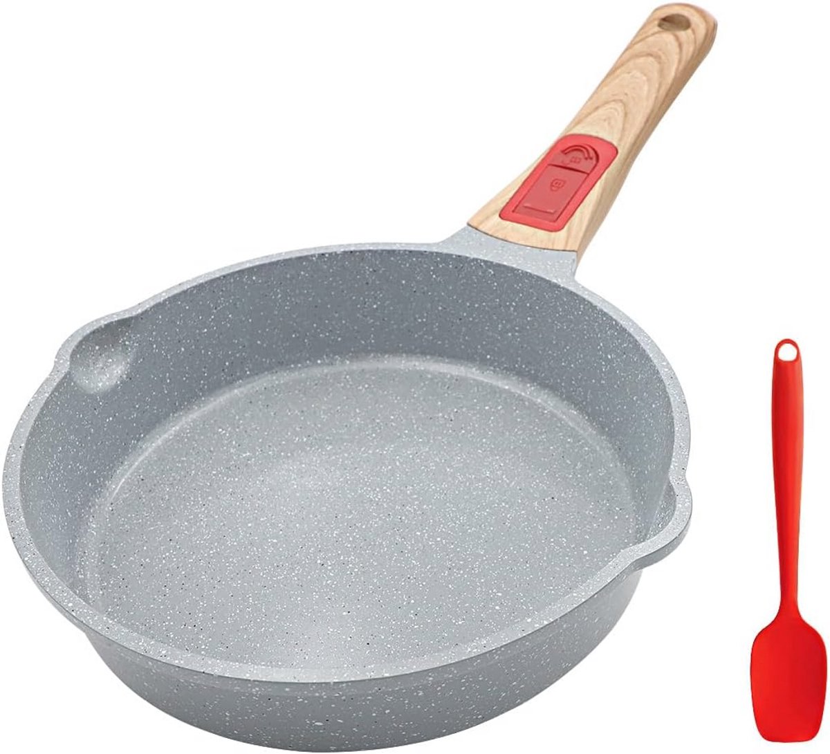 Keramische braadpan 20 cm met afneembare handgreep - Geschikt voor alle warmtebronnen - Vaatwasmachinebestendig