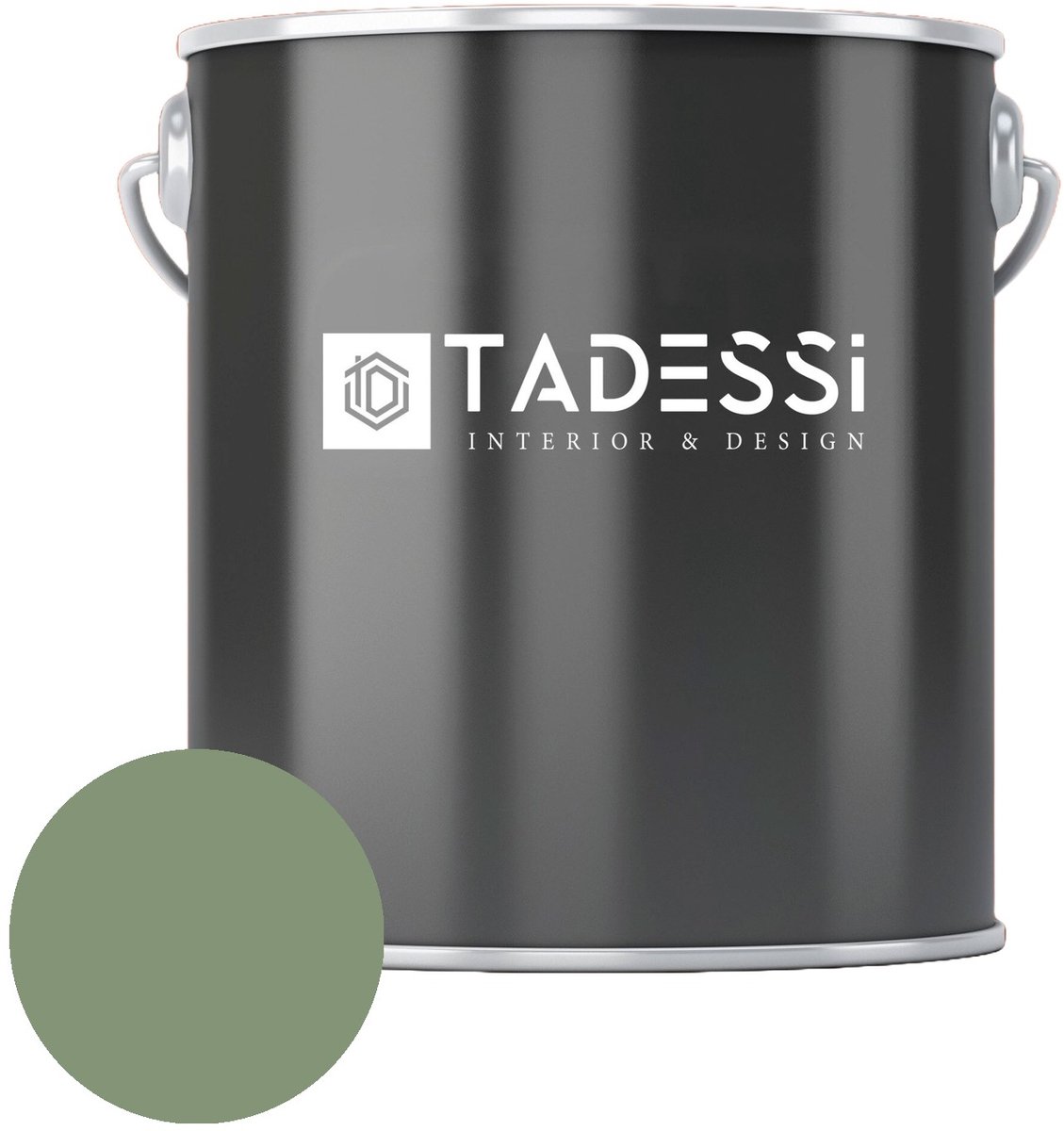 Tadessi Wall Select Muurverf - Dispersie - Kaki Groen Mat - 1 L