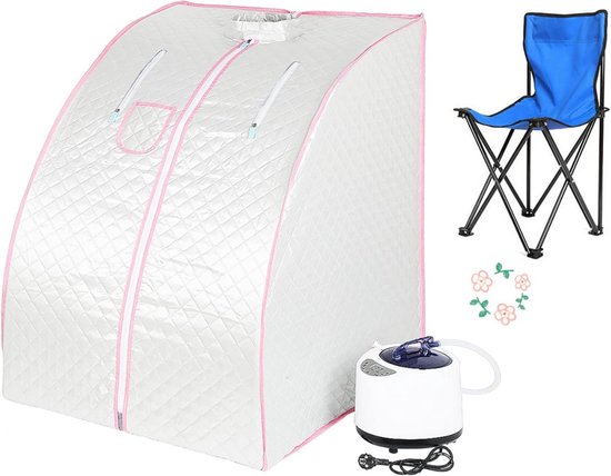 Opvouwbare Stoomcabine voor Thuisgebruik met 1000W Stoomelement voor Ontspanning en Detox