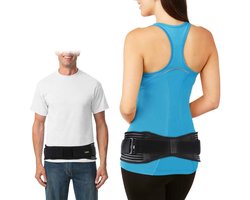 Allecta - Verstelbare heupbrace voor onderrug en SI-gewricht - Pelvic support gordel voor dames en heren - Ischias en lumbale pijnverlichting