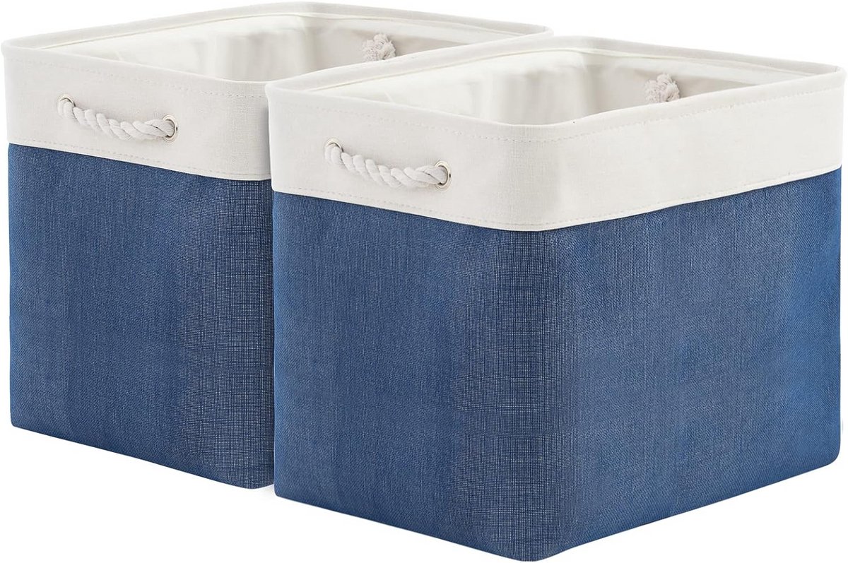 Opvouwbare Opbergmanden voor Kasten en Planken - 40,6 x 30,5 x 30,5 cm, Set van 2