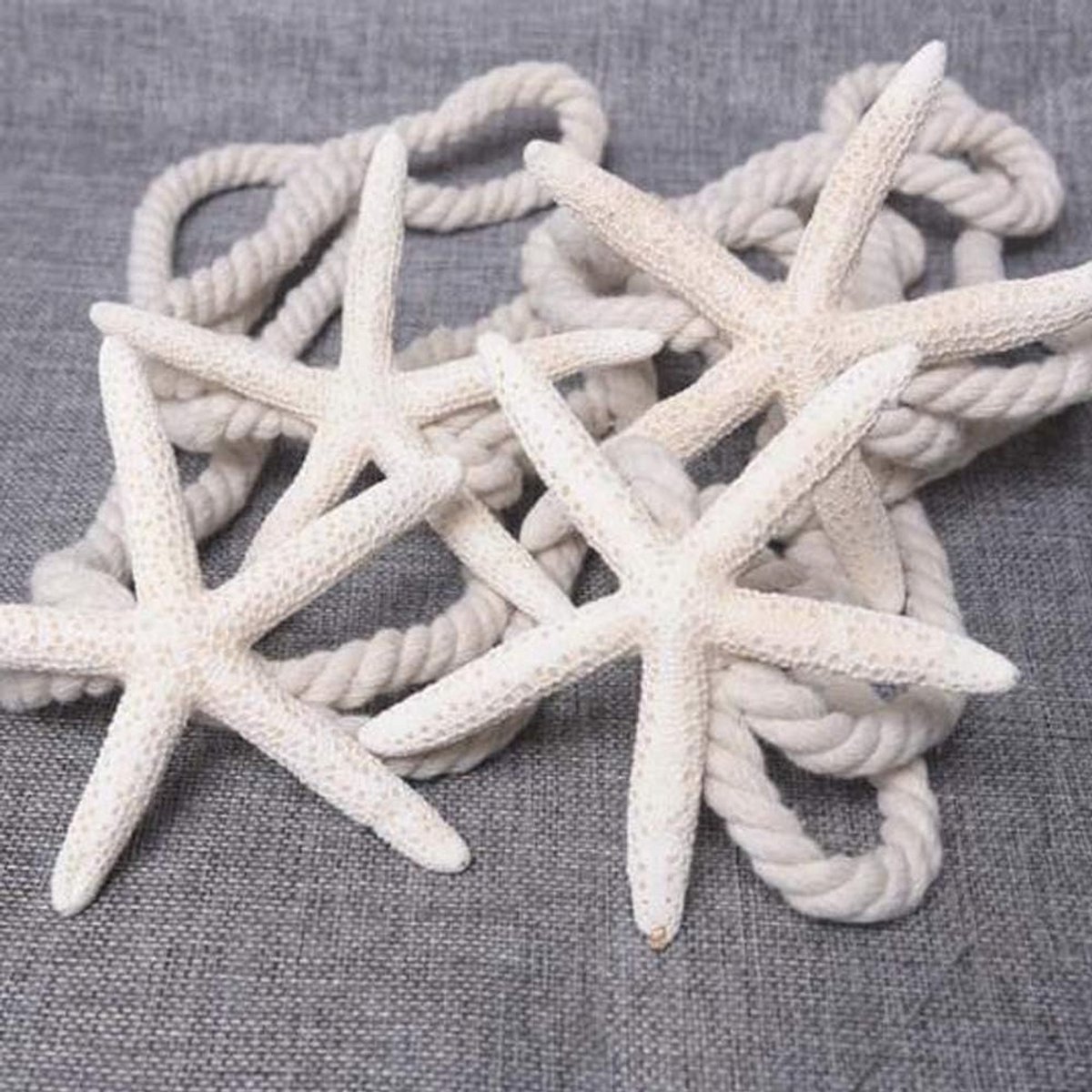 4 Stuks Natuurlijke Zeester Gordijn Tiebacks - Creatieve Gordijn Houders en Accessoires