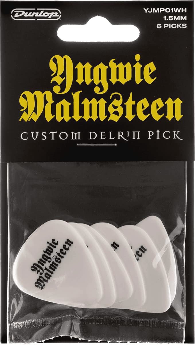 Plectrum 1.5mm Delrin 6 stuks - Voor een Warm Geluid en Optimale Controle