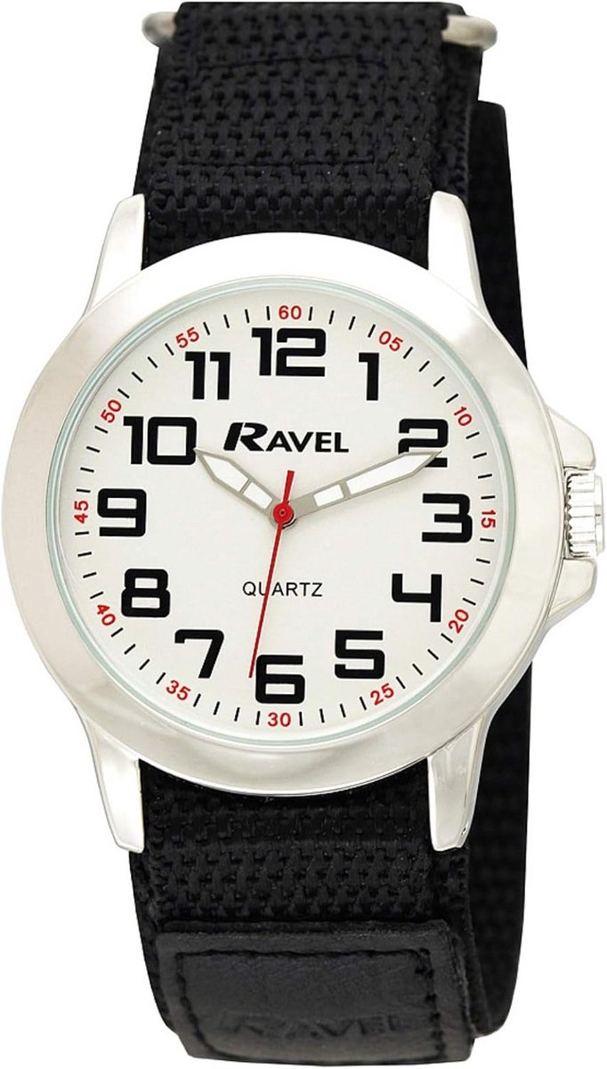 Modern Werkhorloge voor Mannen met Duurzame Band en Eenvoudige Gespsluiting