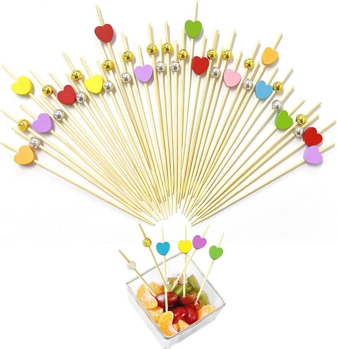 150 Stuks Cocktailprikkers voor Feestelijke Decoratie en Snacks