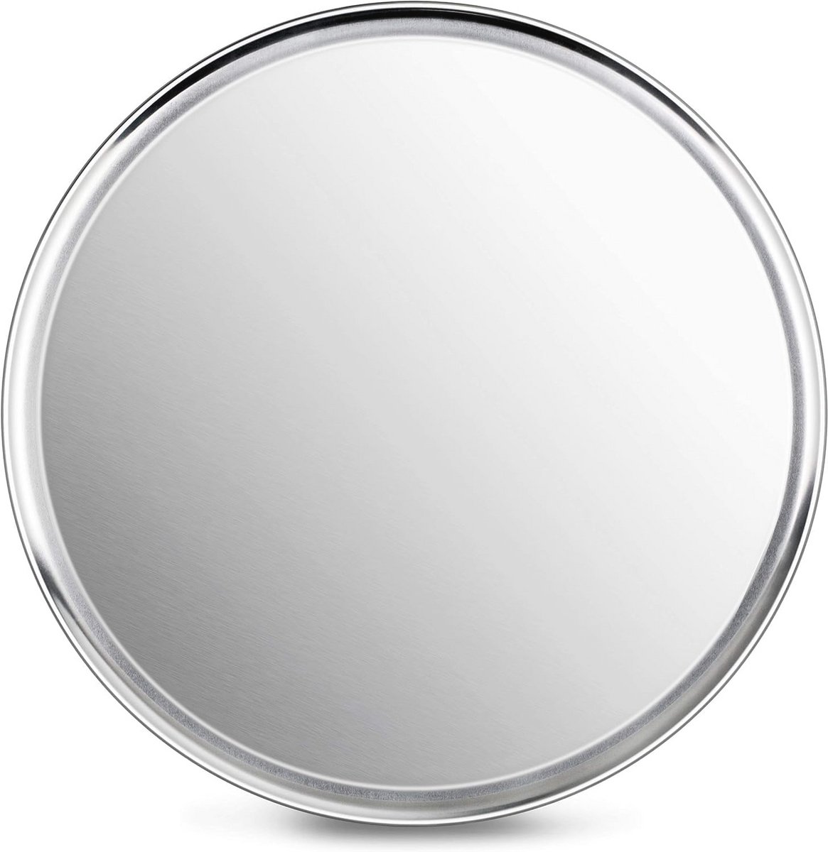 Aluminium Pizza Pan met Brede Velg - 20 Inch - Zilver
