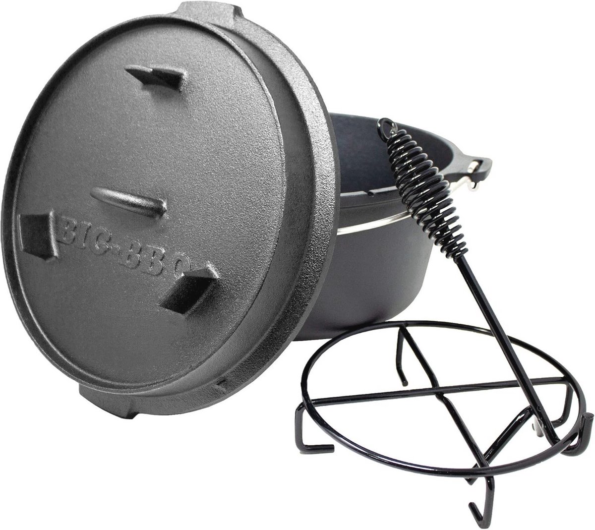 Gietijzeren Dutch Oven 5.7L – Perfect voor Koken, Braden en Bakken