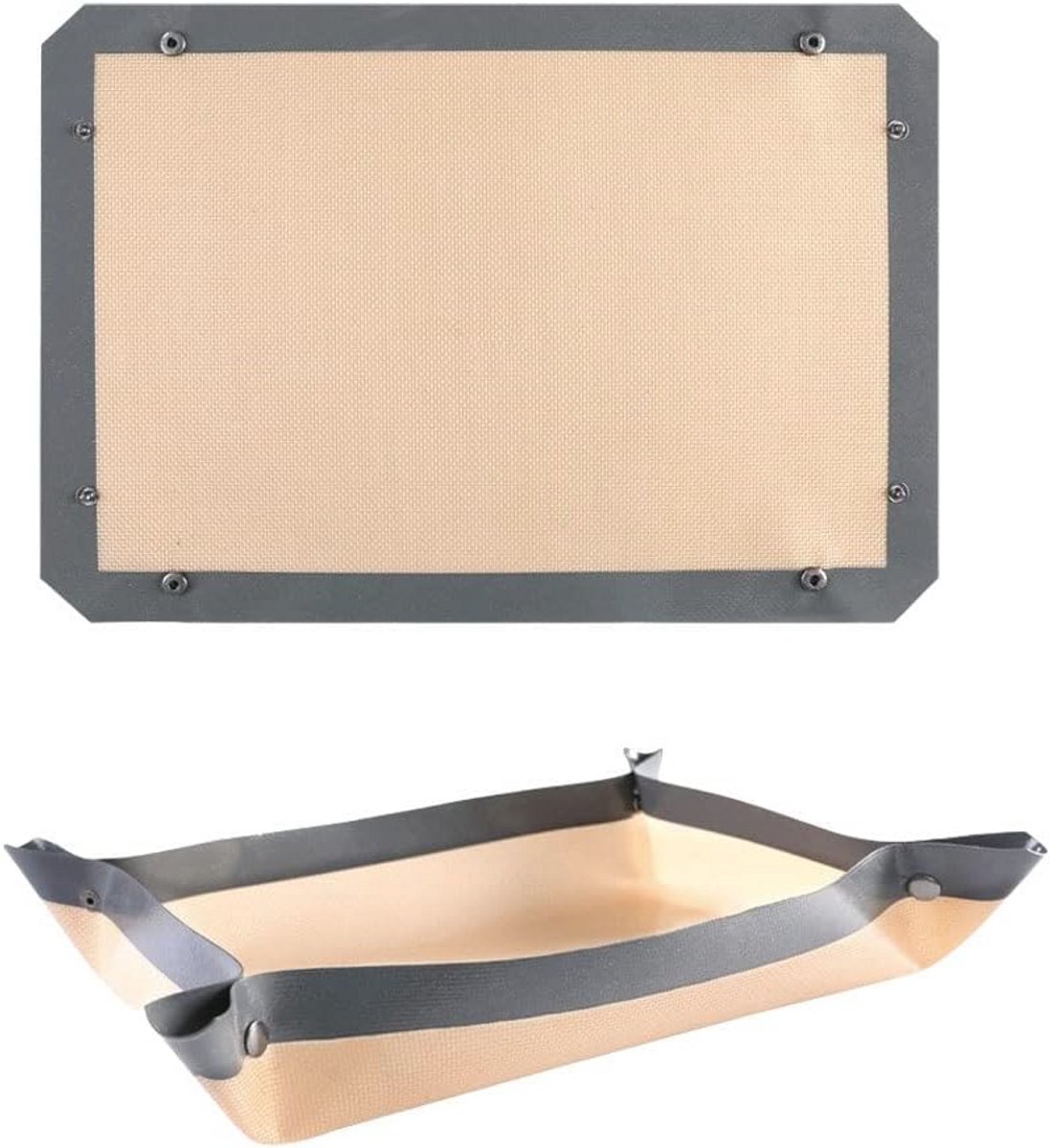 Siliconen Vezel Bakmat 42x29,5 cm - Lekvrij en Non-Stick Oven Liner