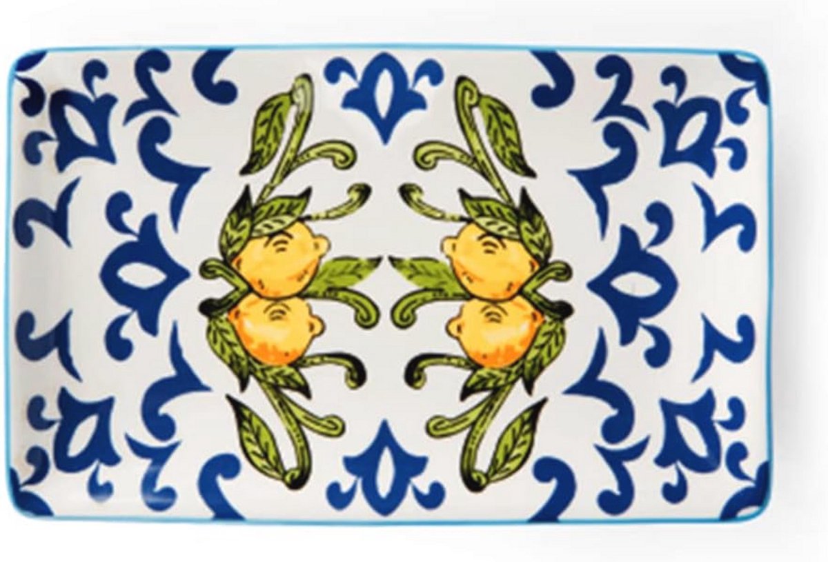 Keramieken Serveerschaal voor Mediterrane Tafel