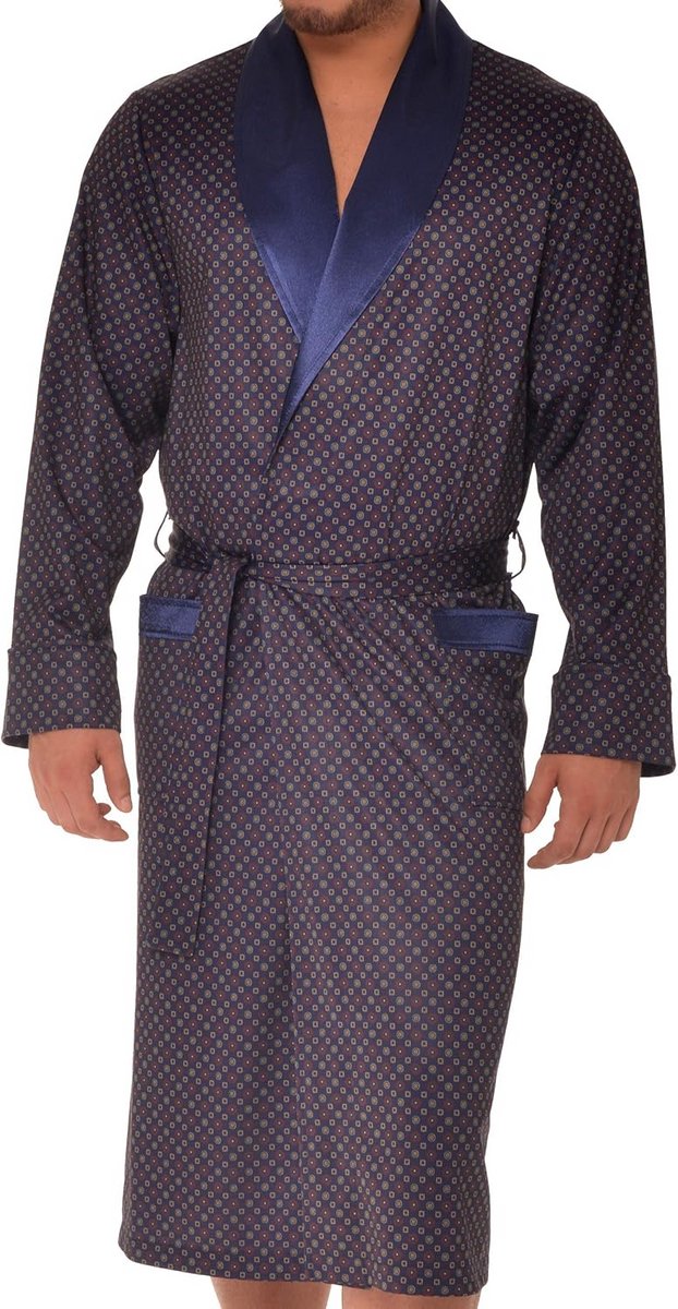 Lichte Heren Badjas Dun en Beige met Katoen - Elegant Model voor Zomer en Reizen