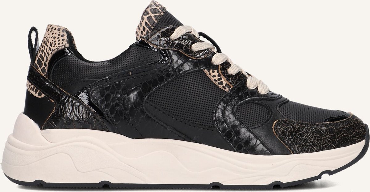 BLASZ Cirop-07 Sneakers Dames - Leren Sneaker - Zwart - Maat 37