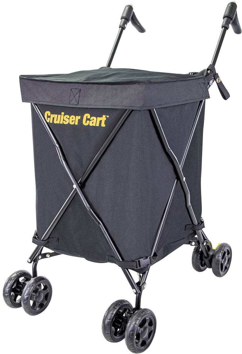 Opvouwbare Trolley met Wieltjes - Lichtgewicht en Compact