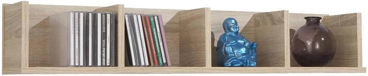 Wandrek 92 x 16,5 x 17 cm van eikenhout - Modern en Duurzaam