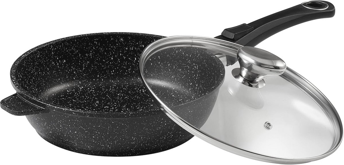 Stew Pan in Stone Look - 24 cm for All Cookers
