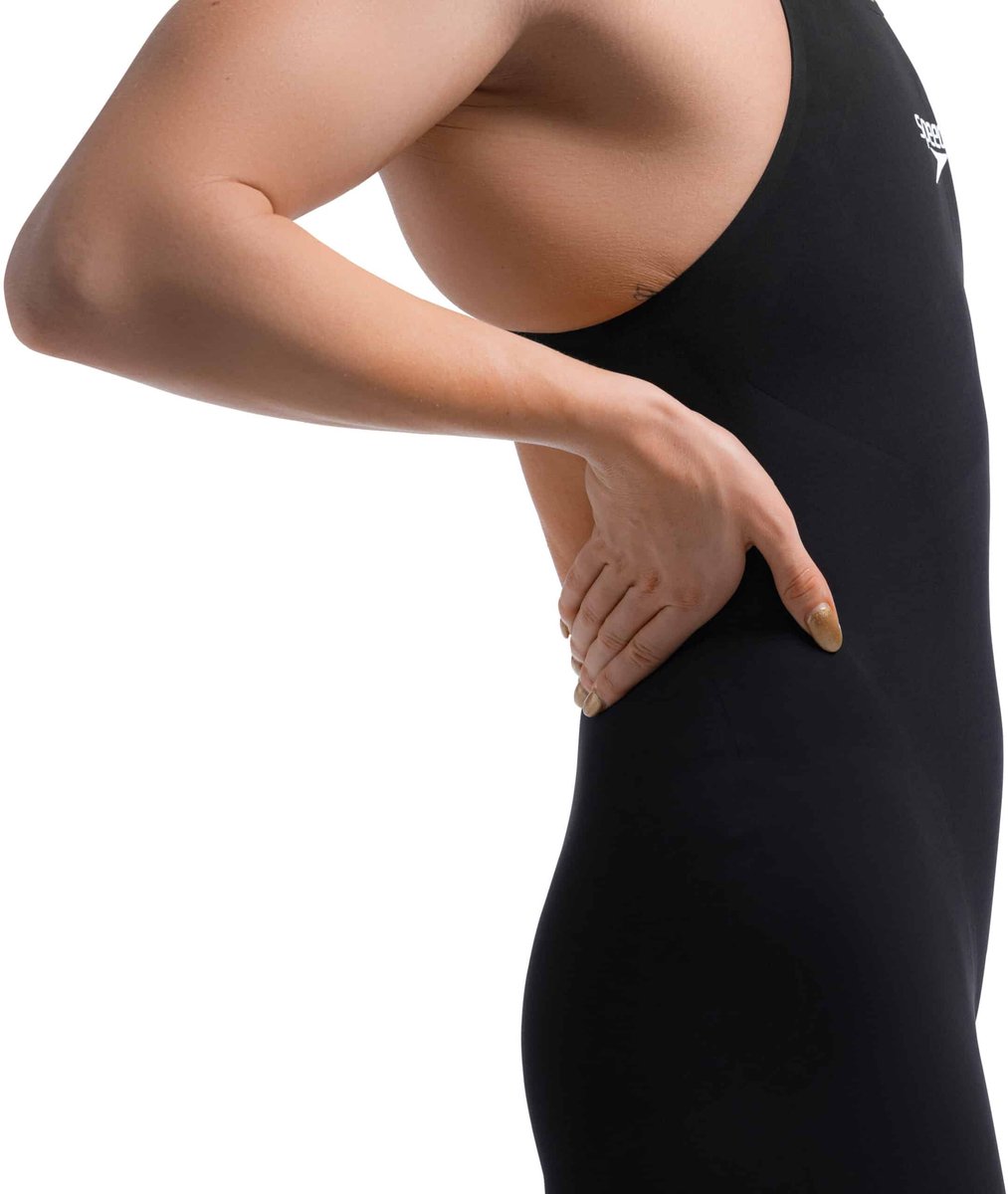 Speedo Wedstrijdbadpak Fastskin LZR Pure Valor 2.0 Open Rug Zwart — afbeelding 7