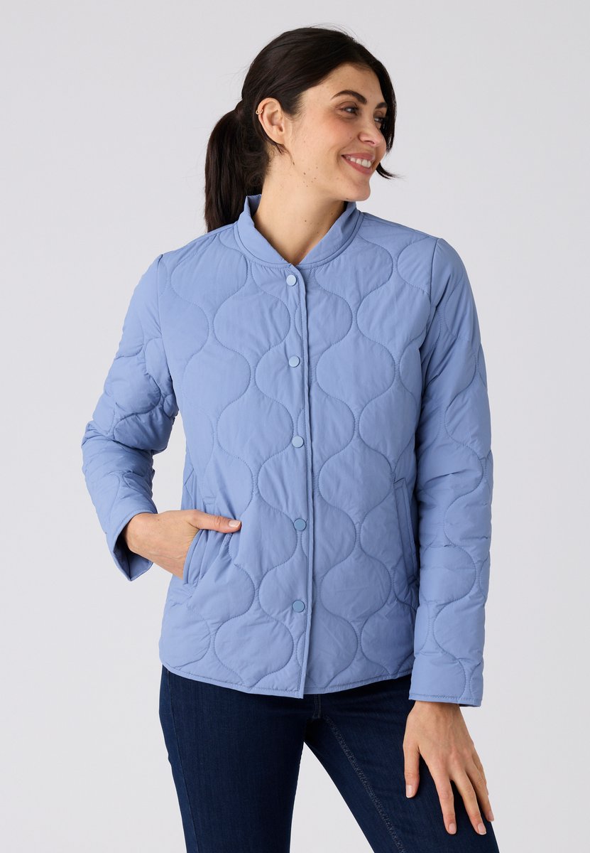 Damart Vest gegaufreerd gewatteerd Dames – 50-52 Blauw