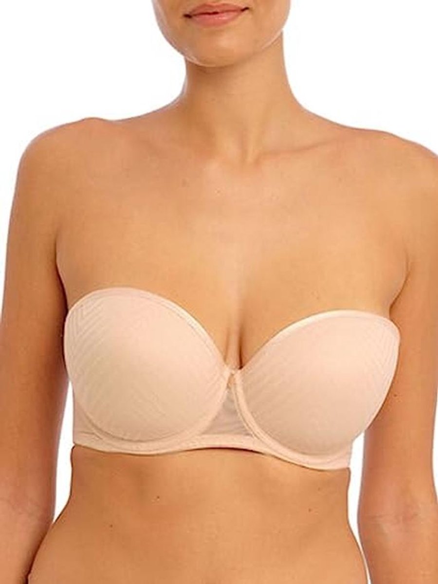 Op maat gemaakte strapless BH voor dames met geometrische kant
