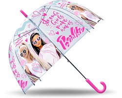 Klassieke paraplu voor kinderen met bedrukt karakter - Winddichte stokparaplu voor meisjes van 3-7 jaar