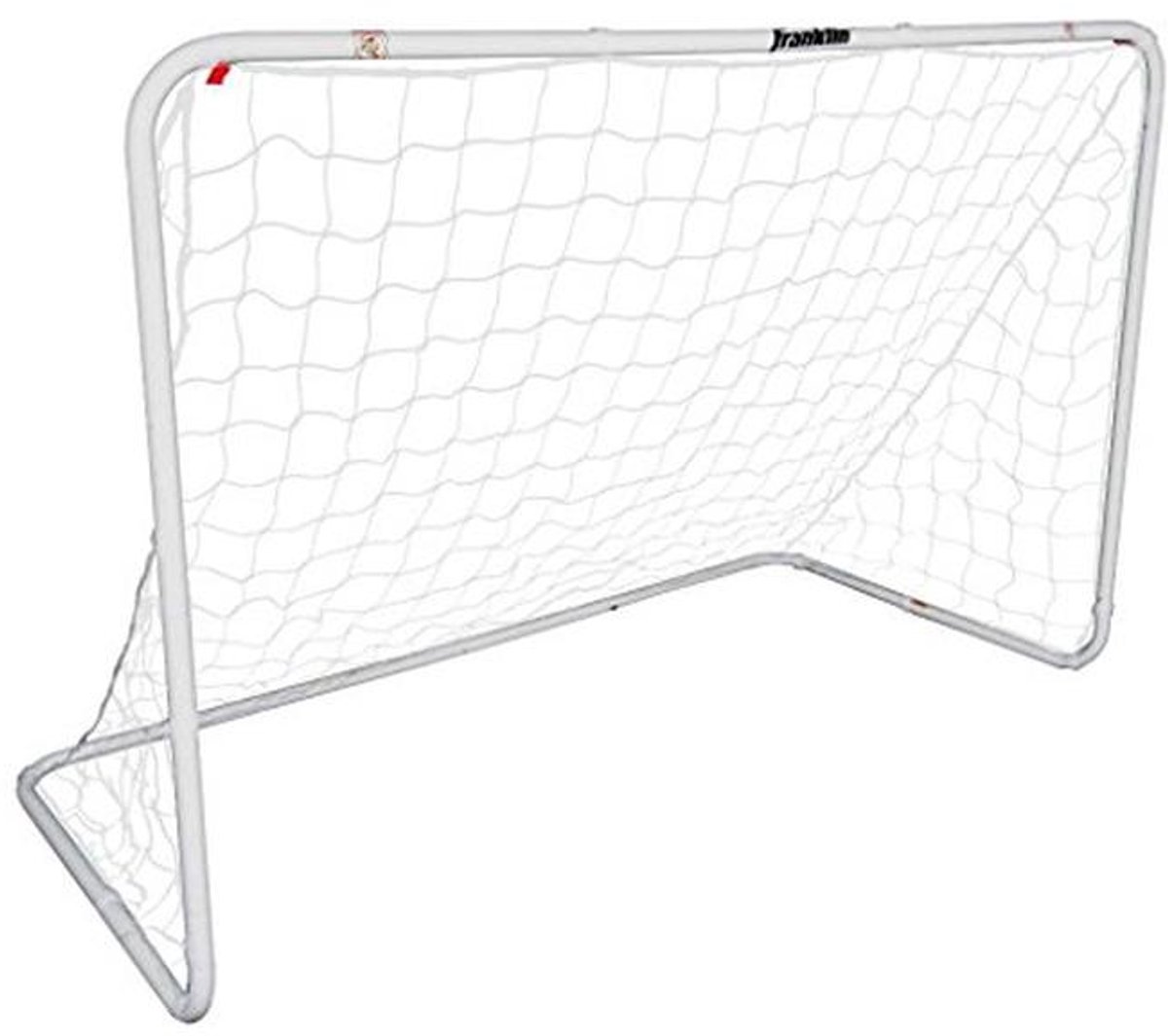 Stalen Achtertuin Voetbaldoel 12'x6' en 6'x4' - Uniek Ontwerp met Weerbestendig Net en 6 Grondpalen