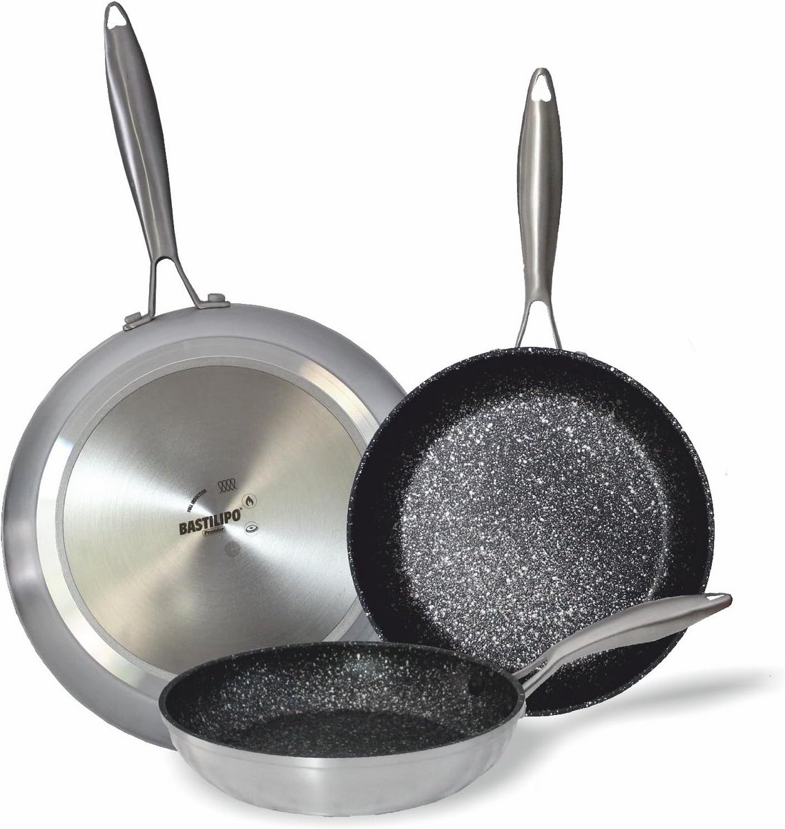 28 cm Aluminium Pan - Grijs - Ideaal voor Koken en Bakken