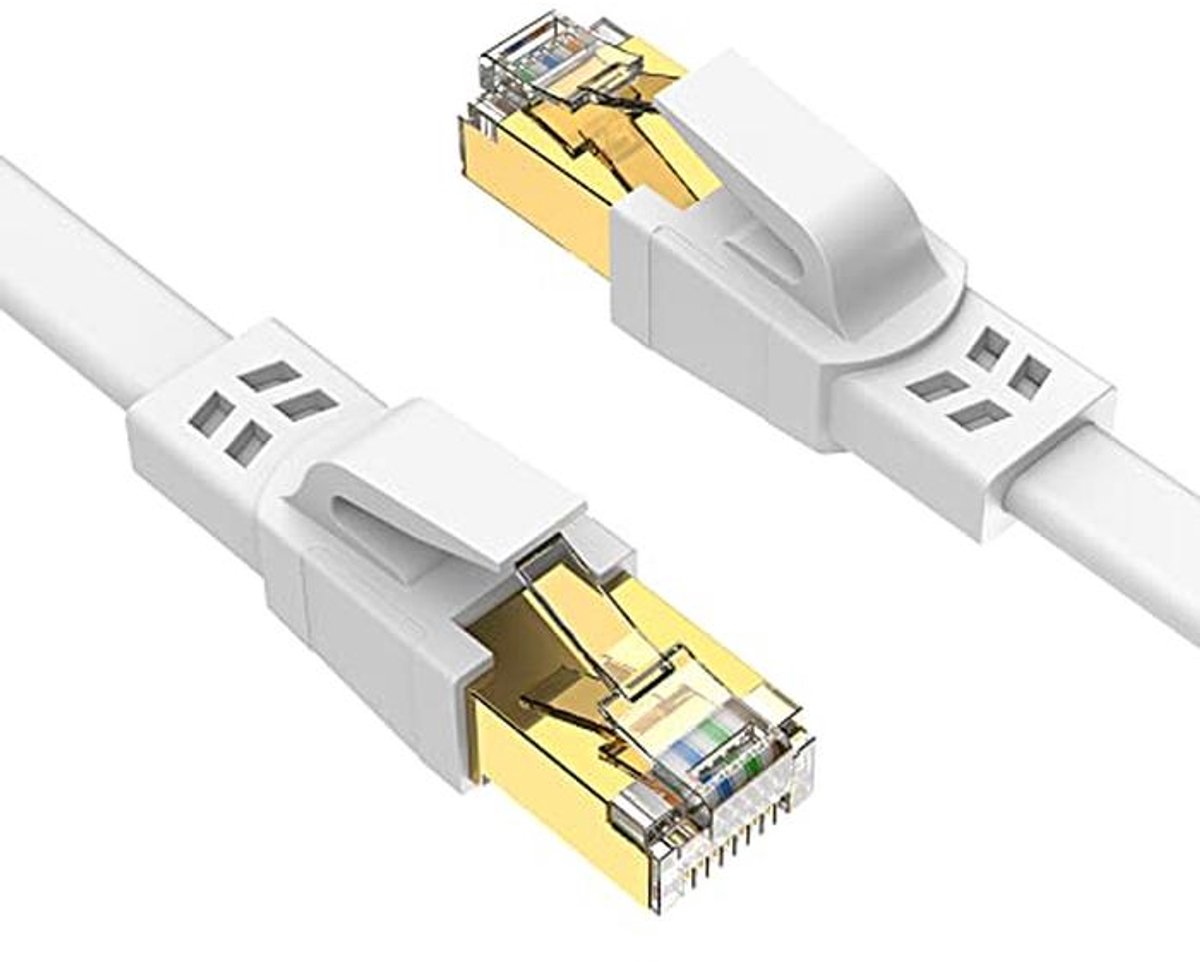 10 meter Cat8 Ethernet Kabel - 40Gbps Netwerkkabel voor Gaming en Router