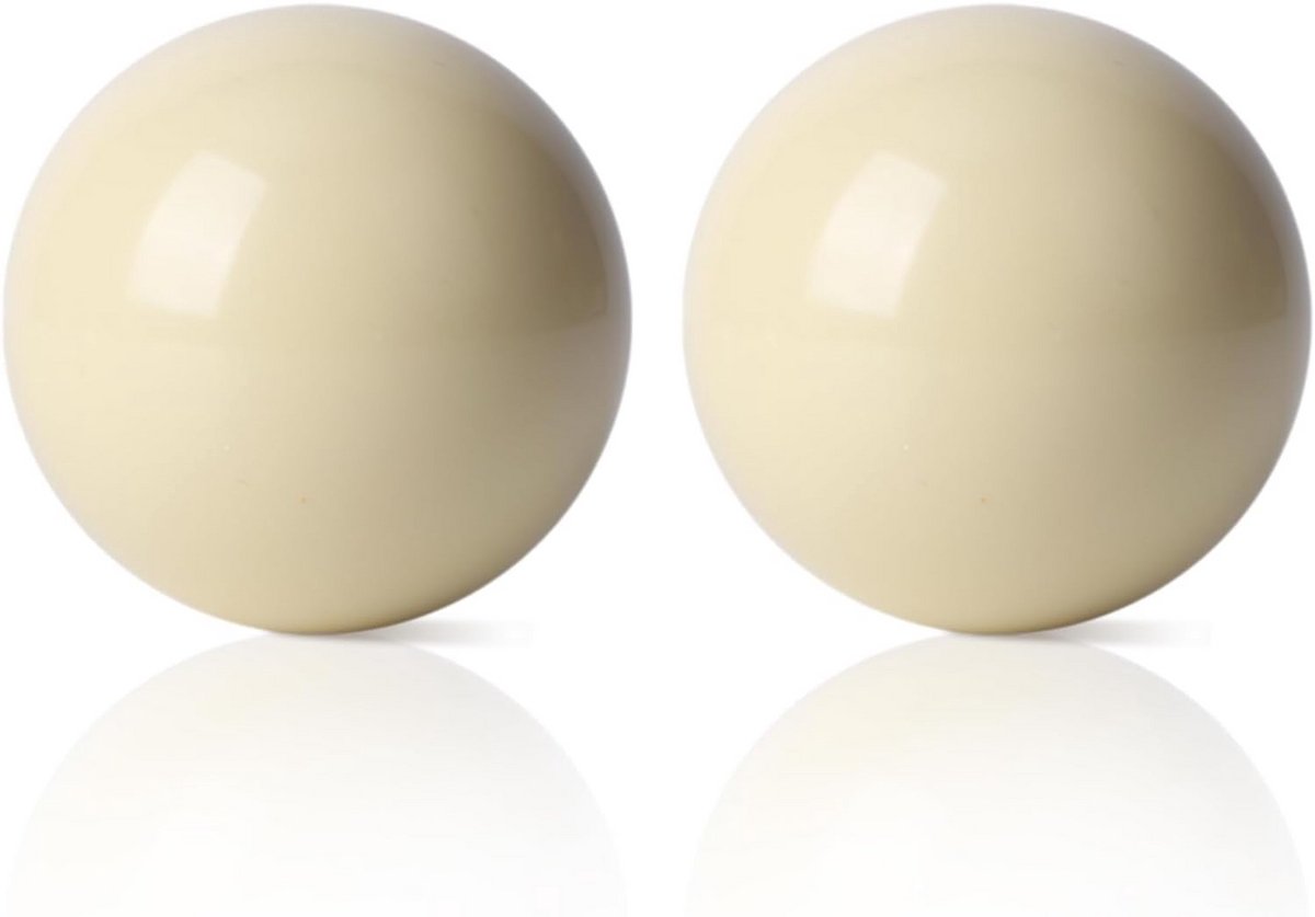 Billiard Kegel- en Trainingsballen - Set van 2 - Standaard 5.8 cm
