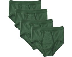 Heren Boxershorts met Opening van 100% Biologisch Katoen - 4 Stuks, Veel Kleuren, Wasbaar tot 60°C