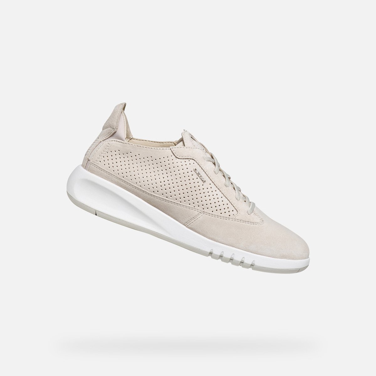 GEOX AERANTIS DAMES Sneakers - LICHTBEIGE - Maat 41