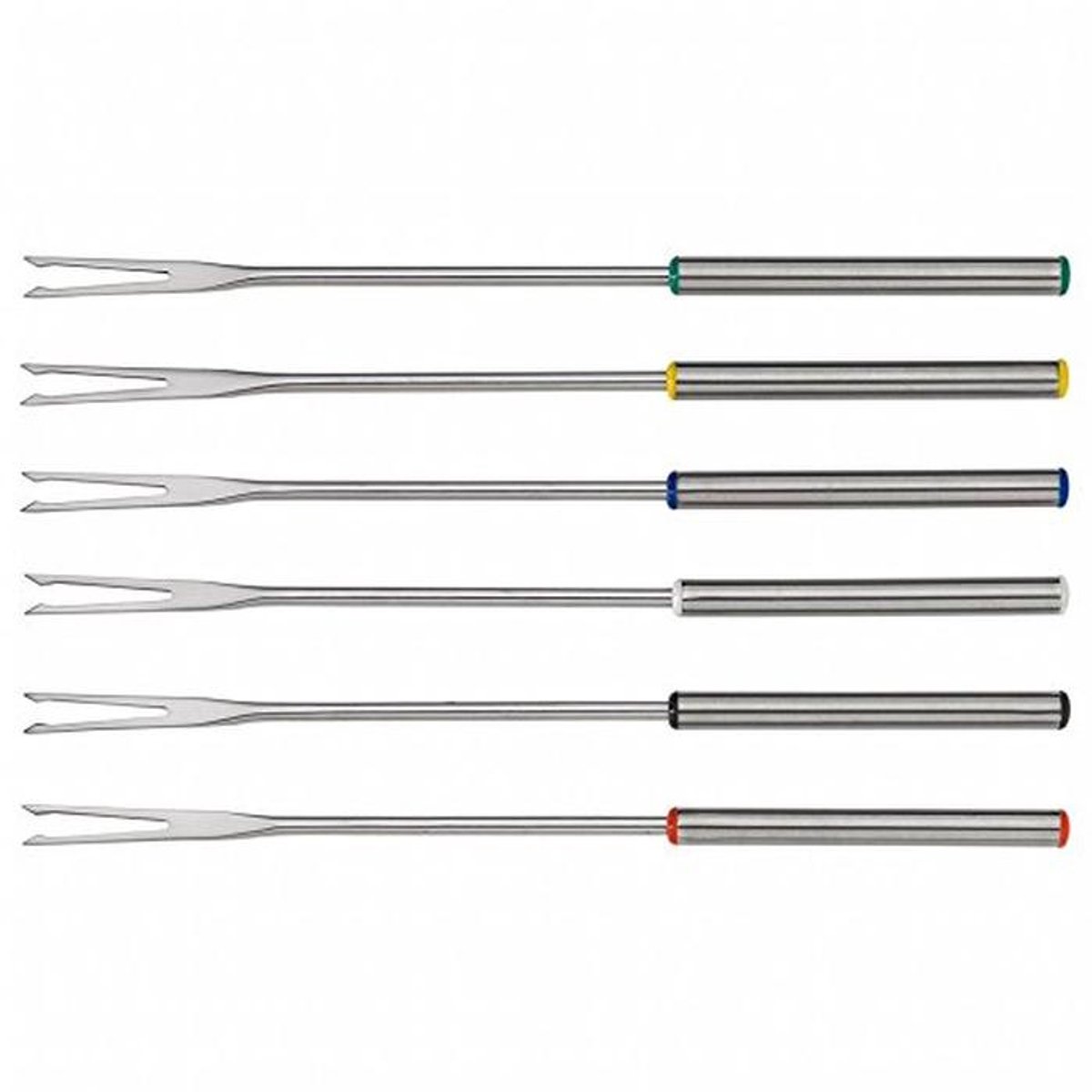 Roestvrij Stalen Fonduevorken - 6 Stuks - 2 x 12 x 27,6 cm