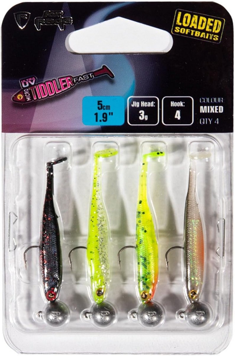 Micro Triddler Snel 5cm Geladen 3g - Kleurenset voor Visserij