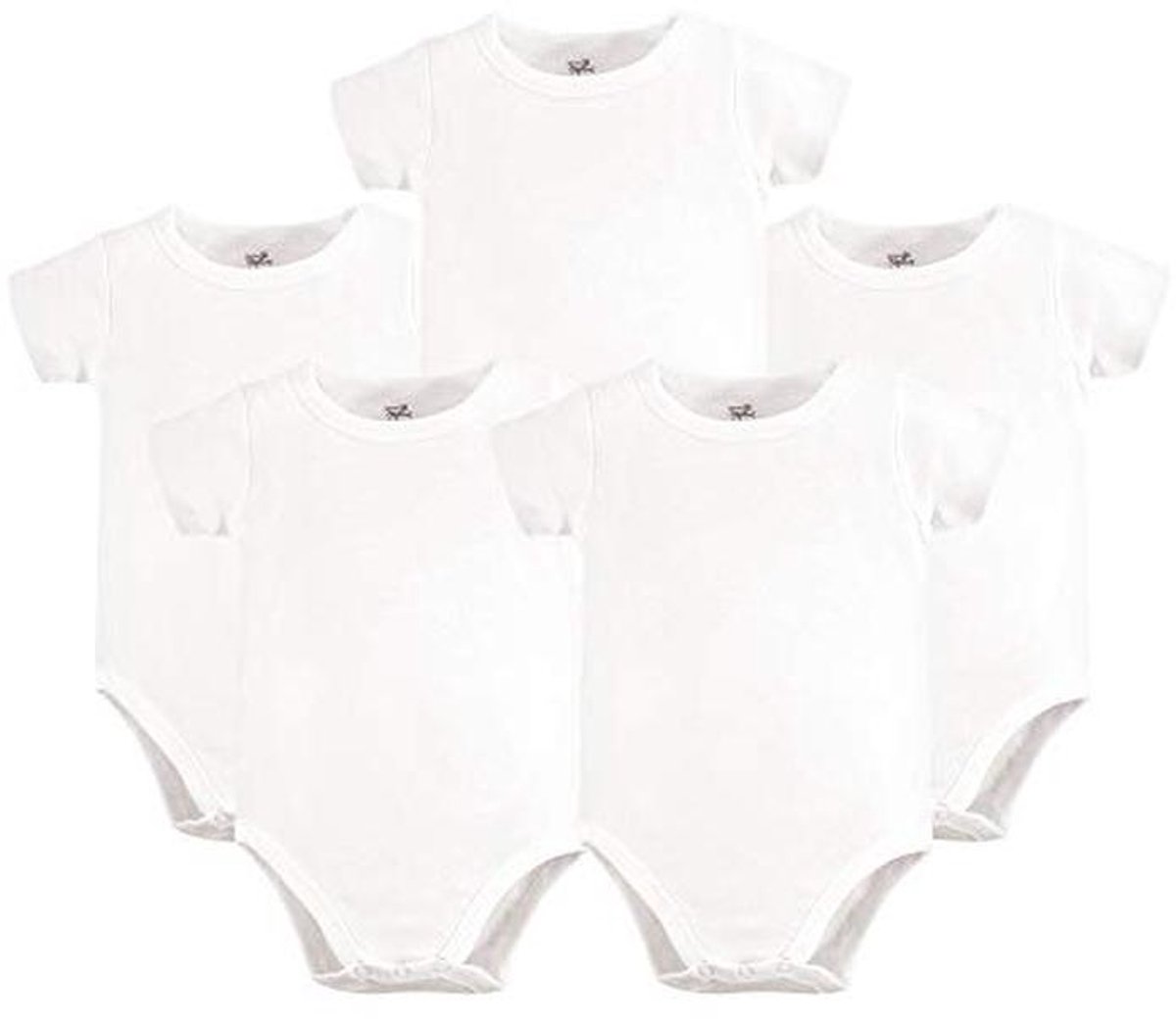 Organische Katoenen Baby Bodysuits T-Shirt Set voor Jongens