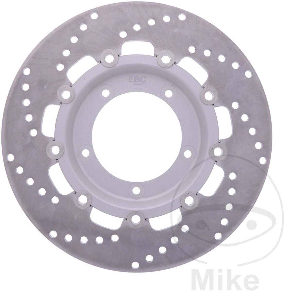Ebc Pro-lite Series Dished Solid Round Md1071 Achterste Remschijf Zilver