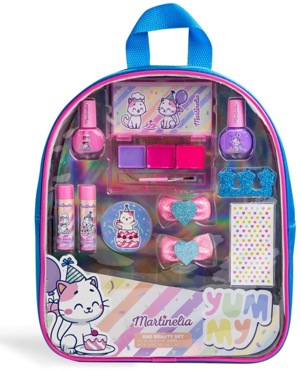 Martinelia Yummy Set - Make-up Set voor Kinderen - 1 stuk, Inclusief Rugzak