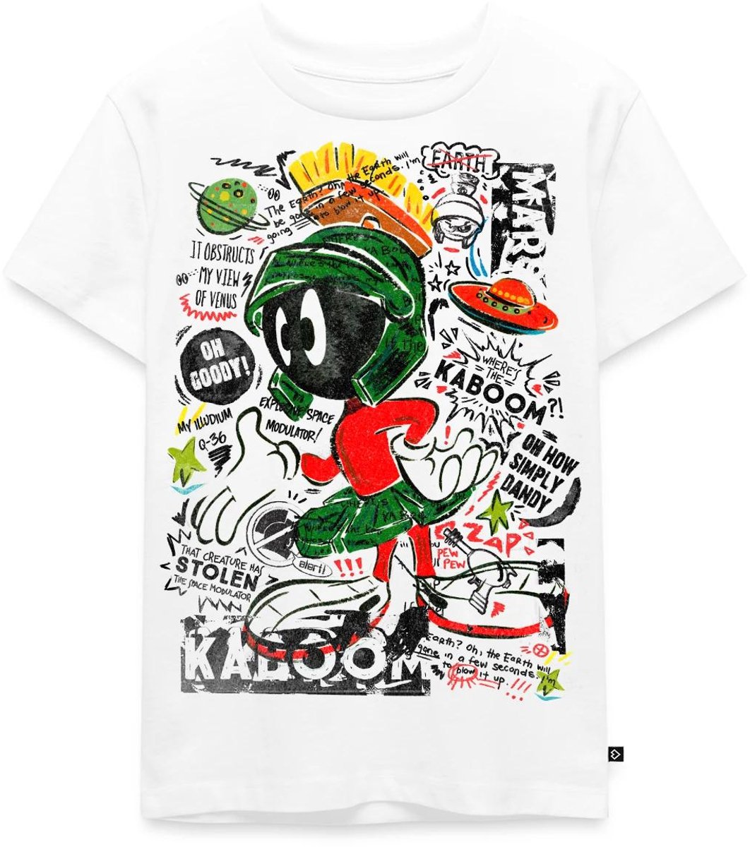 Looney Tunes Marvin The Martian Premium T Shirt Kinderen